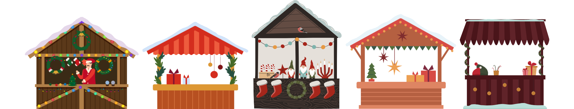 Kerstmarkt De Krim - Kerstkramen